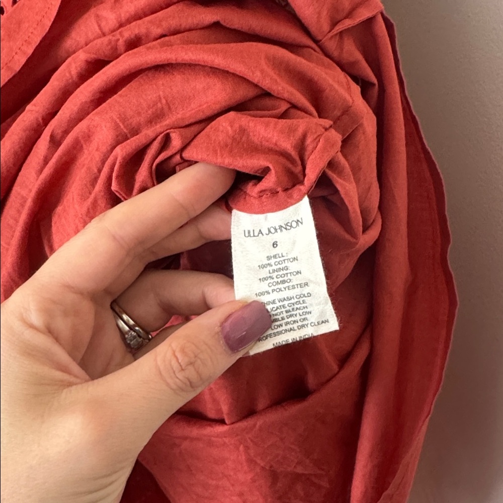 Ulla Johnson Olga Flutter Sleeve Midi Dress, Sizr 6, $499 - Picture 12 of 12
